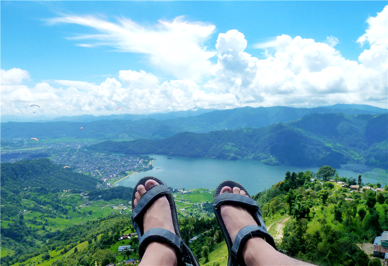 Thrilling Paragliding in Pokhara