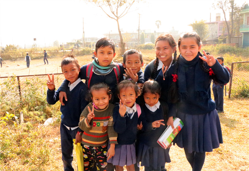 Students in Pokhara