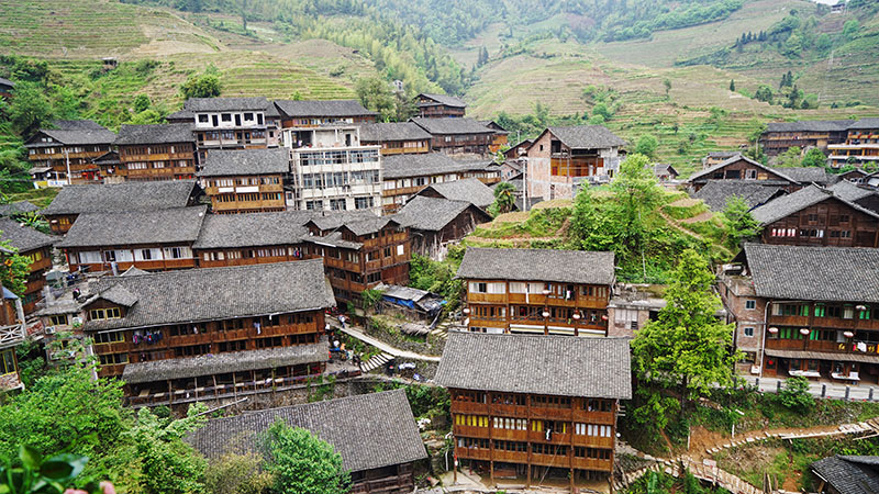 Longsheng Wooden Farm Houses