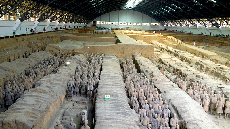 The Terracotta Army in Xi'an