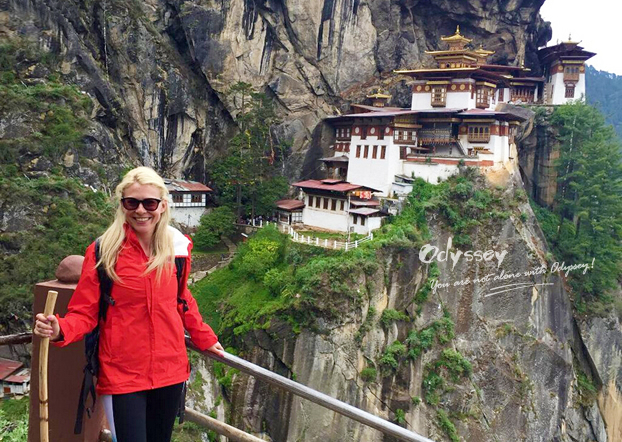 Tiger's Nest breathtakingly perched on cliffs.