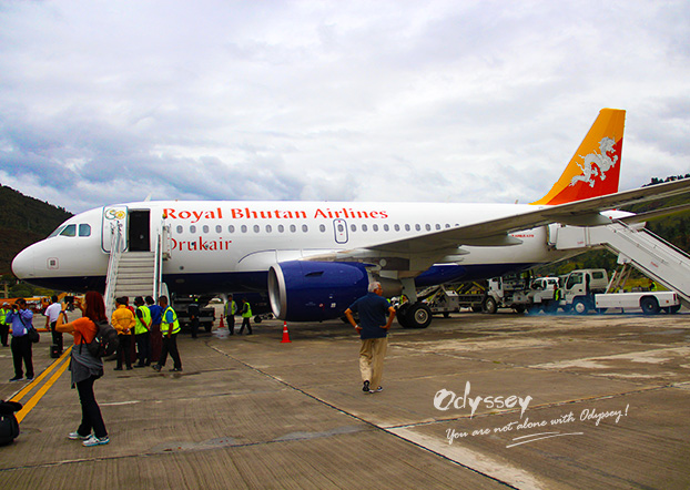 A Drukair aircraft landed on Paro airport safely