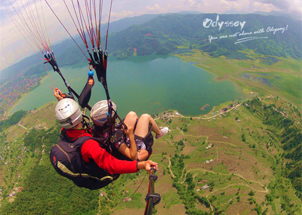 Paragliding in Pokhara