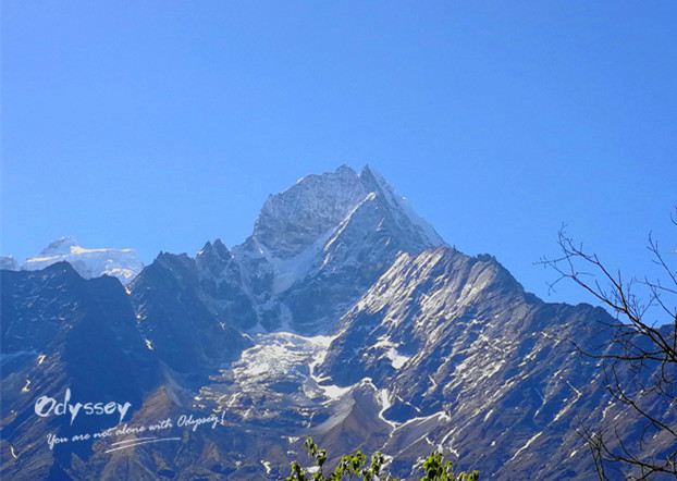 Nepal snow peak