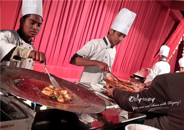 Indian wedding food