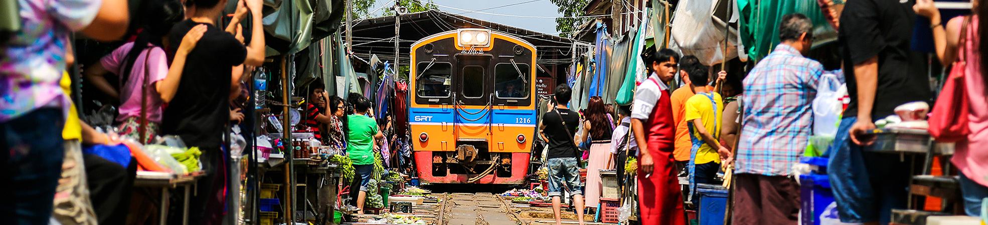 Maeklong Railway Market, Thailand