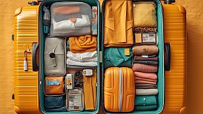 packing suitcase for travel