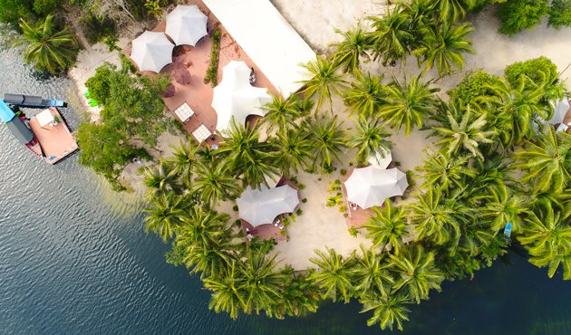 Float in an Over-Water Bunglaow