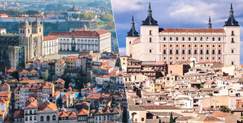 The City View of Lisbon and Toledo