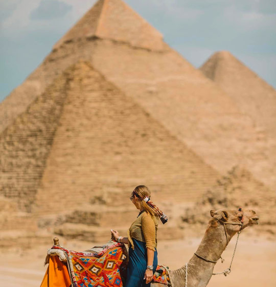 Giza Pyramids in Egypt