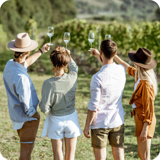 Vineyard in South Africa