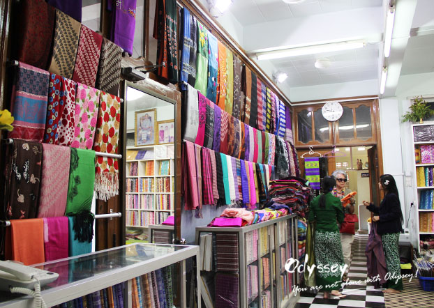 Myanmar souvenir embroidered tapestries