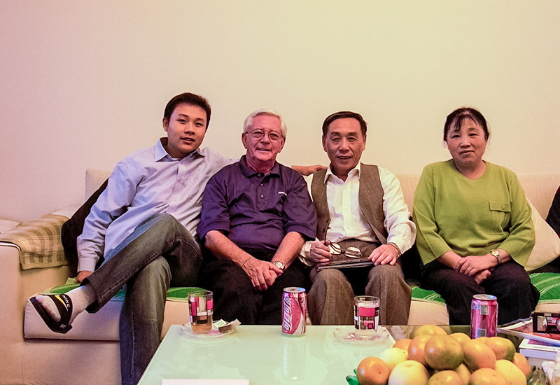 George and Kan's family