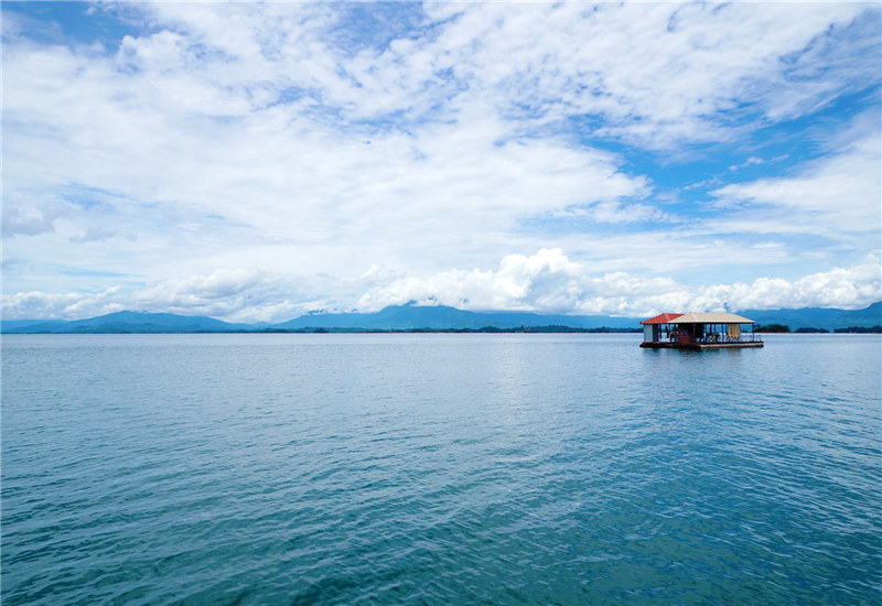 Nam Ngum Lake in Vientiane, Laos