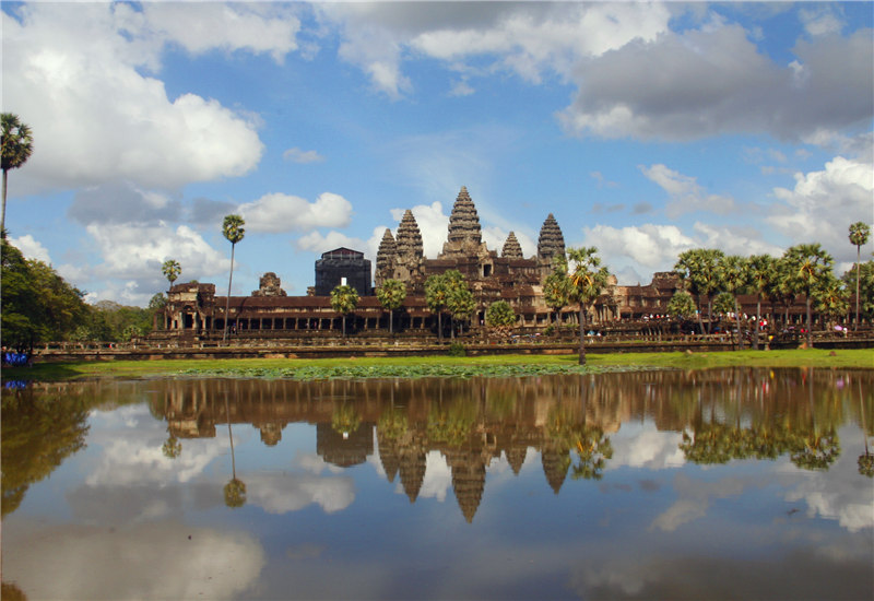 An iconic image of Angkor Wat