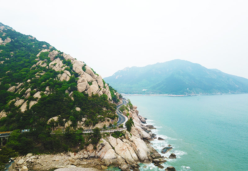 Mount Lao on the Coast of Qingdao, Shandong