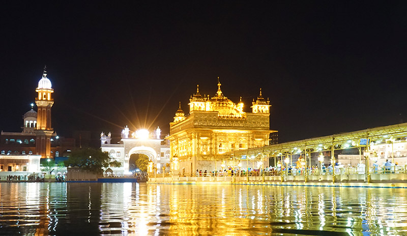 The Golden Temple in Amritsar
