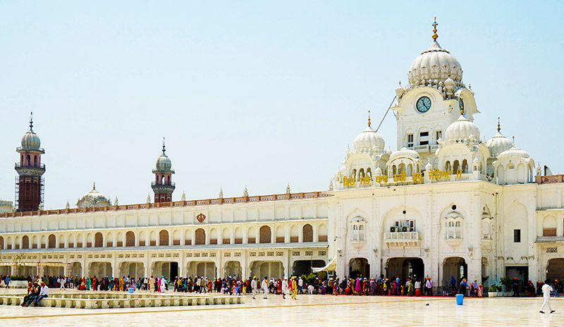 Entrance of the Golden Temple in Amritsar