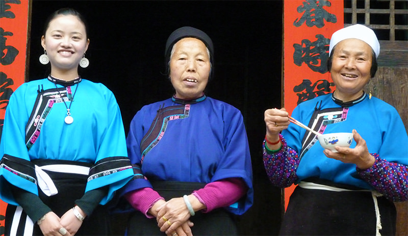 Chinese ethnic minority ladies