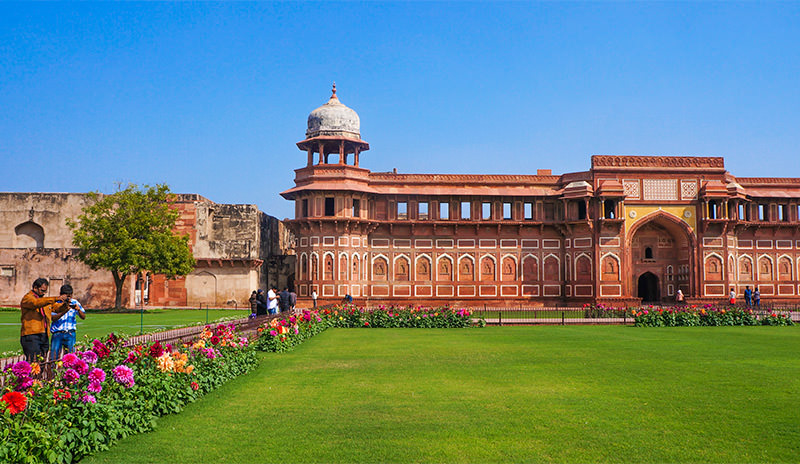 The Red Fort in Agra, India