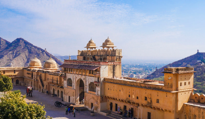 The Amer Fort in Jaipur