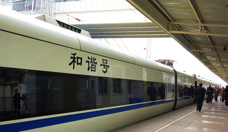 High speed train in China