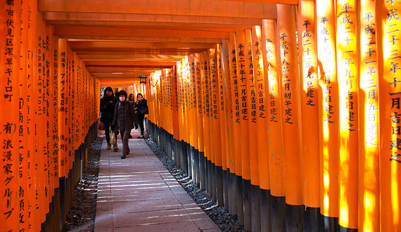 Fushimi-Inari Shrine in Japan