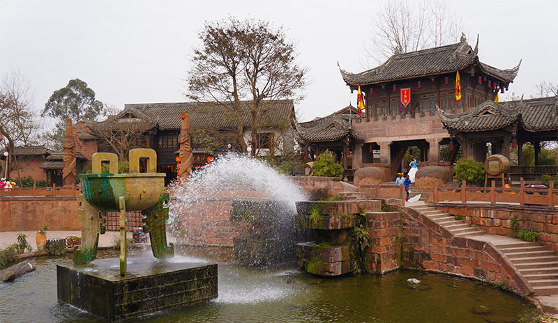 Huanglongxi Ancient Town in Chengdu