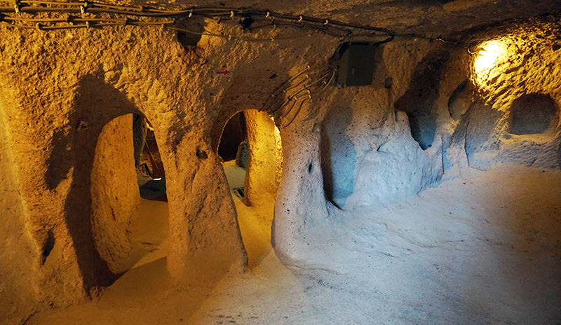 The interior of the Kaymakli Underground City