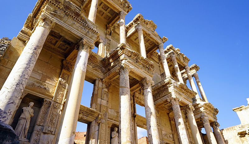 The Library of Celsus, a landmark of Ephesus