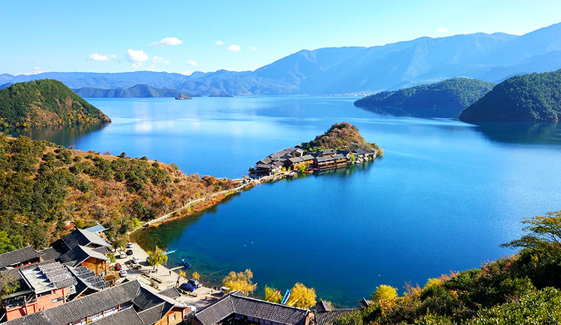 Lugu Lake in Yunnan