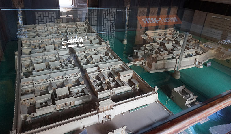 Scale model of Wang Family's Compound