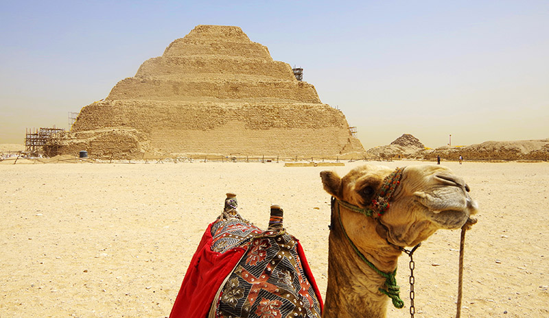 The Step Pyramid not far away from Cairo City