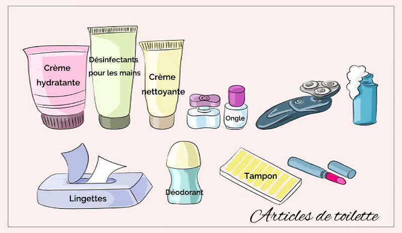 Articles de toilette