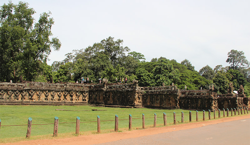 Elephant Terrace in Cambodia