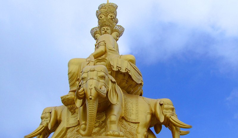 The statue of Samantabhadra