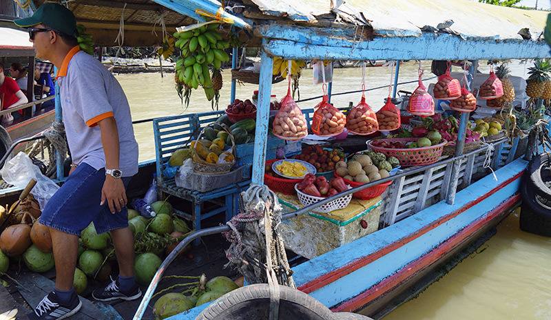 Fruit Selling Boat