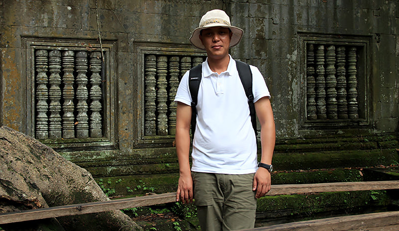 Kevin Yang at Beng Mealea, Cambodia