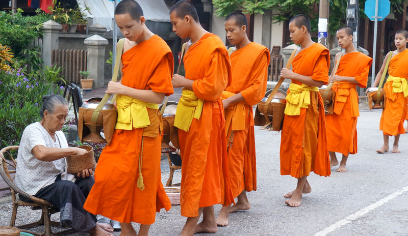 Alms-Giving ritual