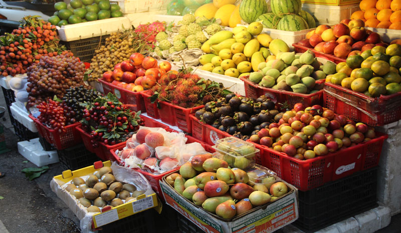 L’étales des fruits