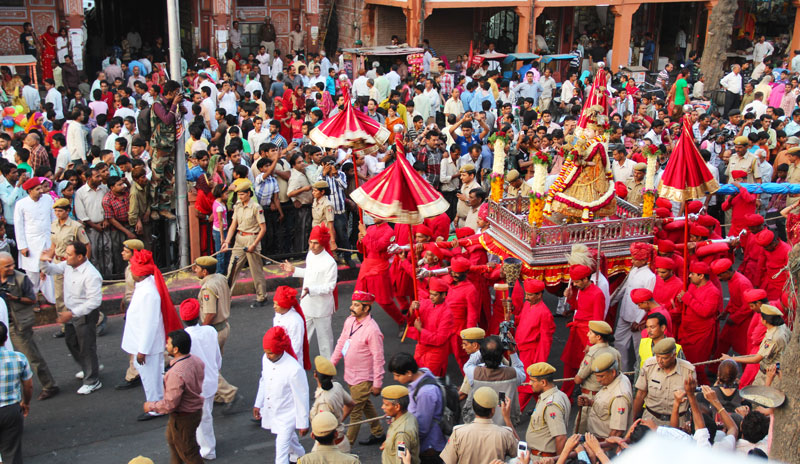 Le carnaval de la fête en Inde
