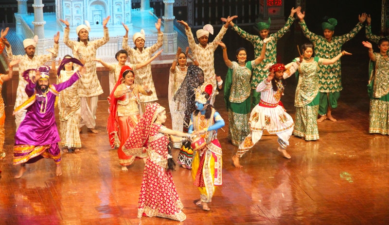 Le spectacle excellent du Kathakali