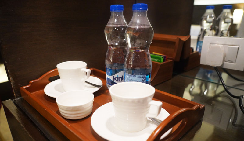 Les bouteilles d'eau