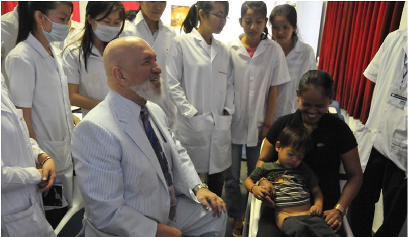 Dr. Brender Was Teaching Techniques to Medical Students and Staff