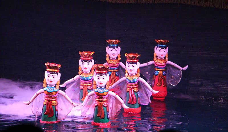 An Entertaining Water Puppet Show Can Be A Good Way to End A Day in Hanoi