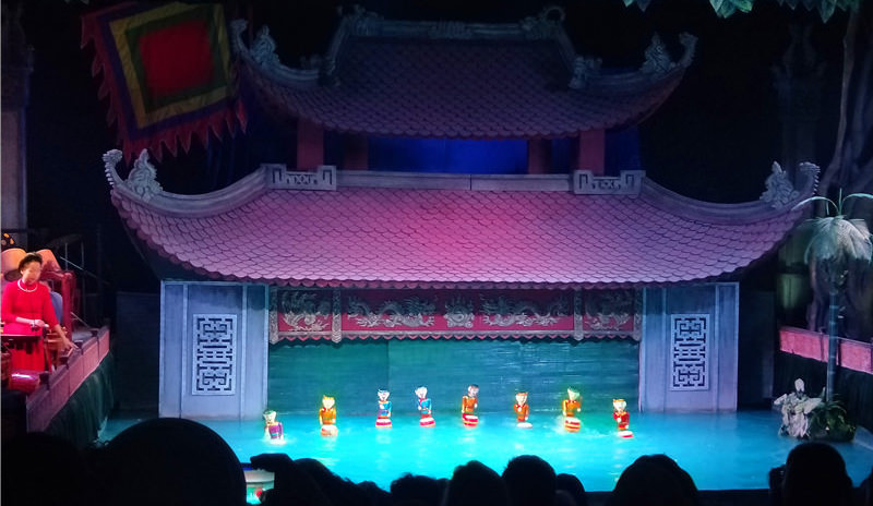 One of the Acts of the Water Puppet Show