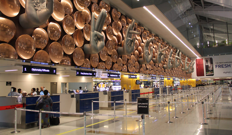 Indira Gandhi International Airport in Delhi
