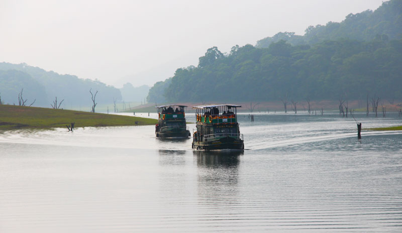 Le lac Periyar
