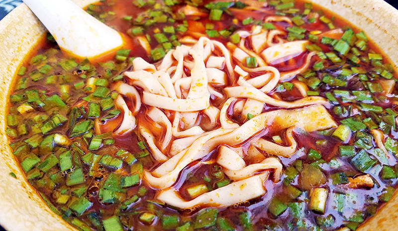 Mince noodles in Xi'an