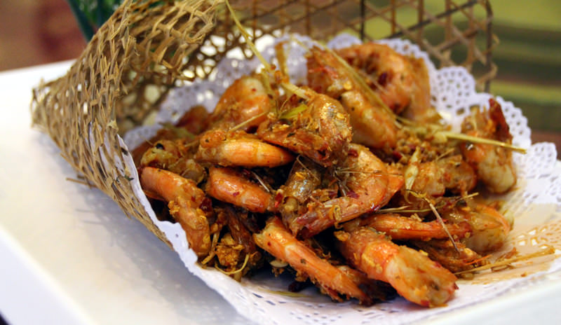 Thai fried shrimp